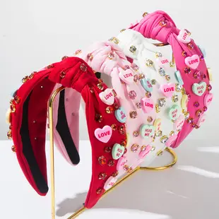 Cross-border New Fashion High-end Heart Pearl Hair Hoop Women's — feature 6
