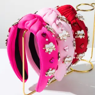 Cross-border New Fashion High-end Heart Pearl Hair Hoop Women's — feature 7