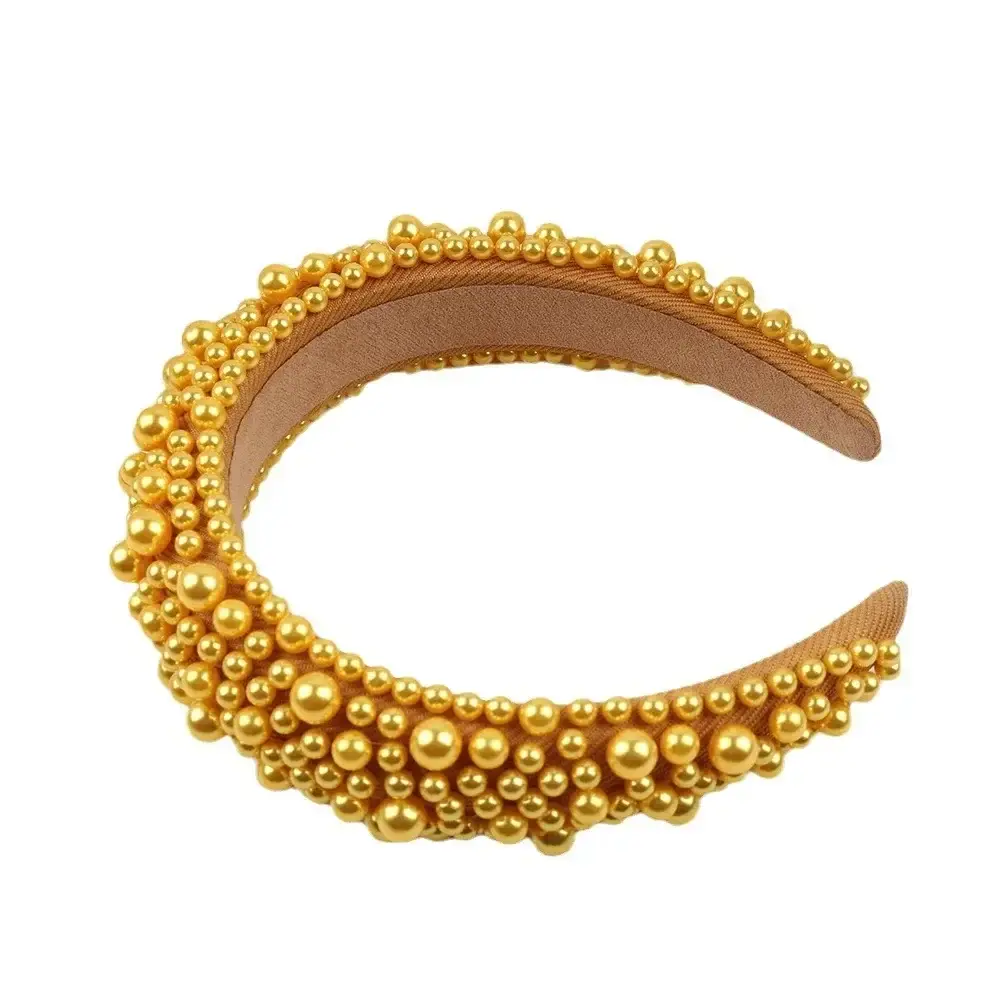 Cross-border New Fashion High-end Heart Pearl Hair Hoop Women's - Image 10