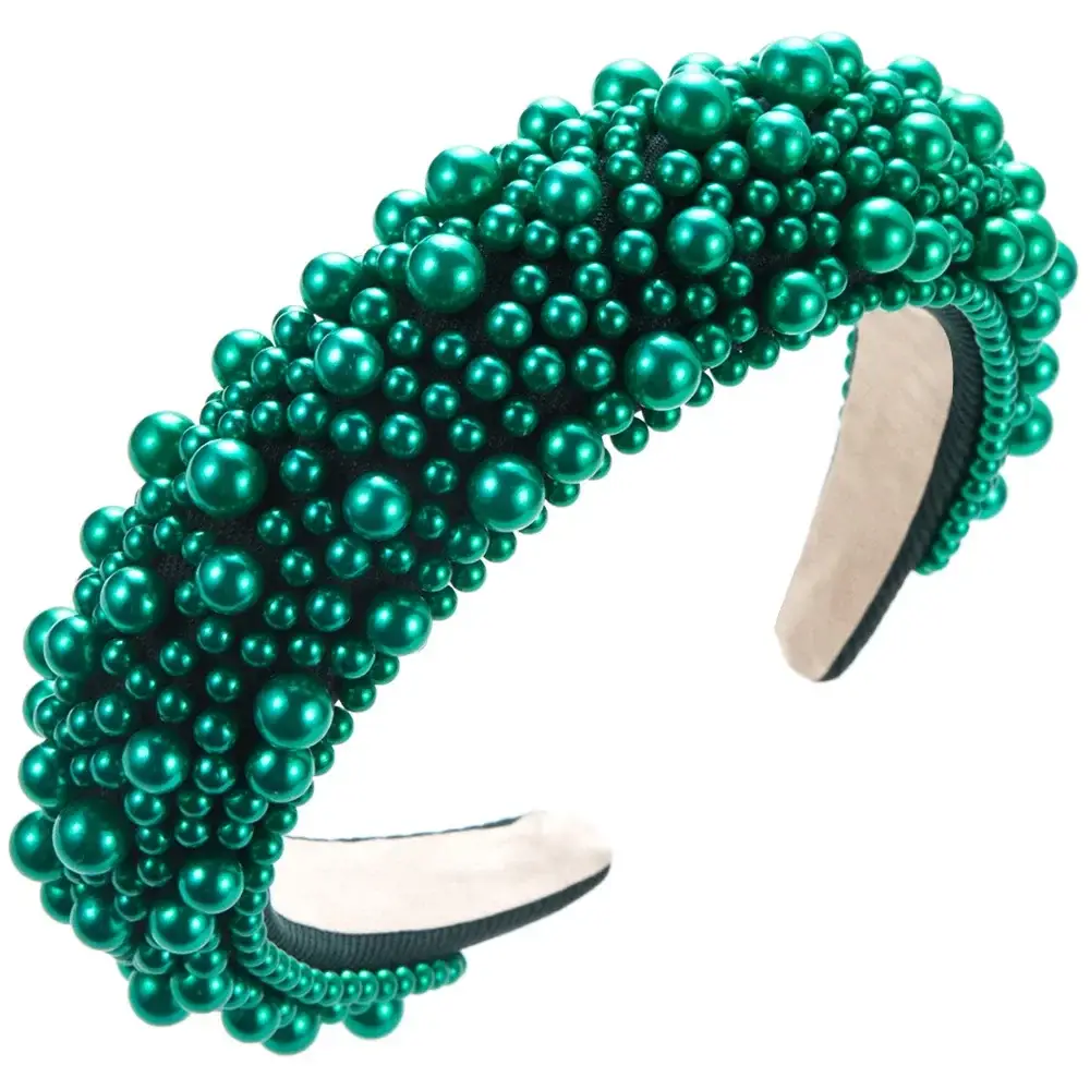 Cross-border New Fashion High-end Heart Pearl Hair Hoop Women's - Image 8