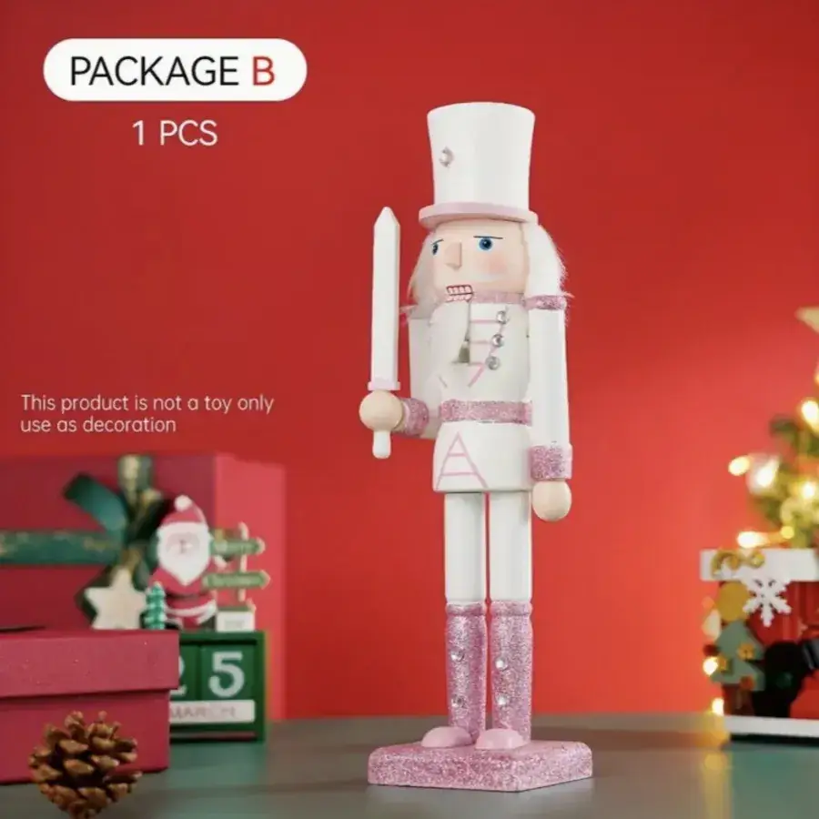 Wooden Nutcracker Christmas Decor for Home - Image 16