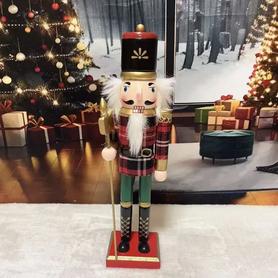 Wooden Nutcracker Christmas Decor for Home - Image 21