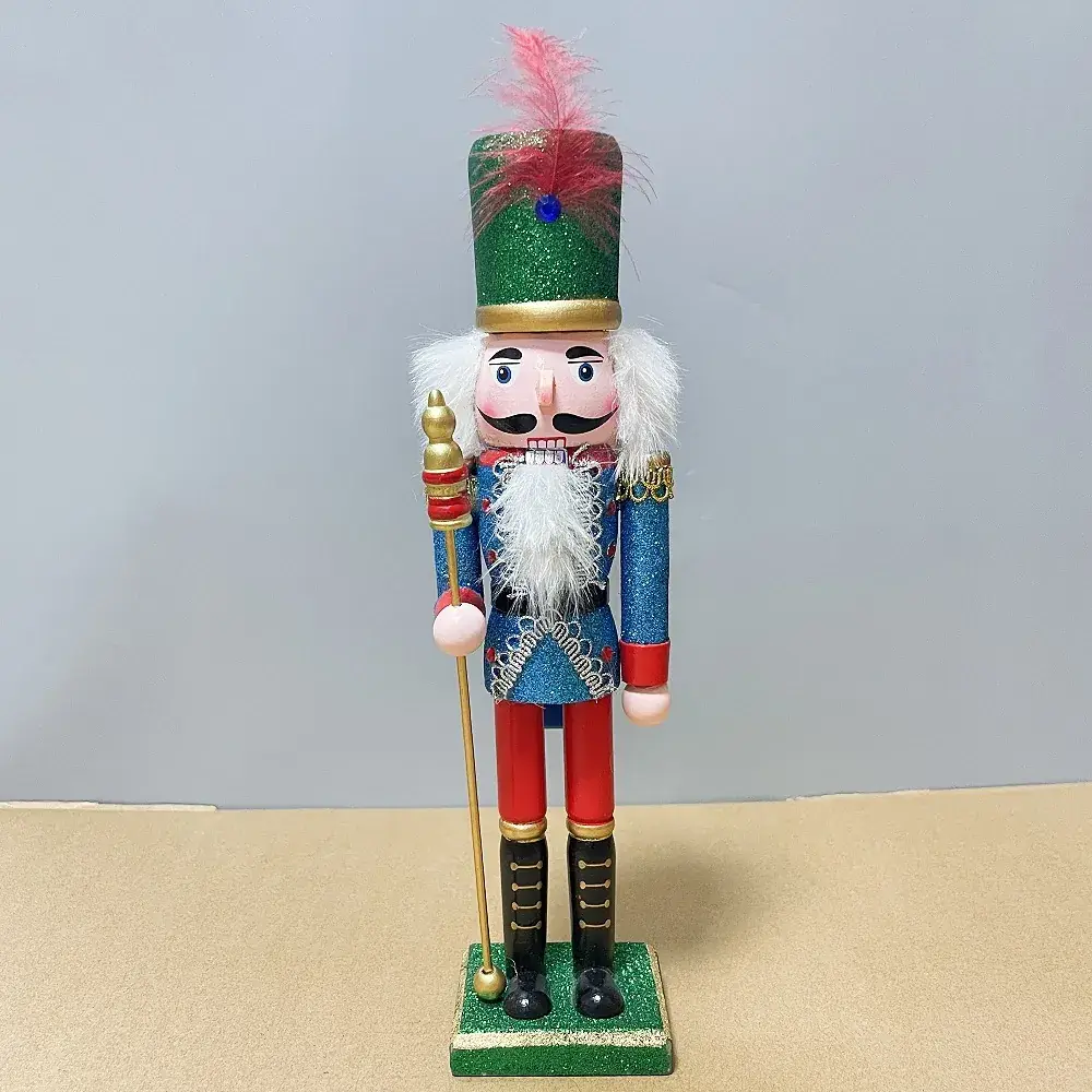 Wooden Nutcracker Christmas Decor for Home - Image 25