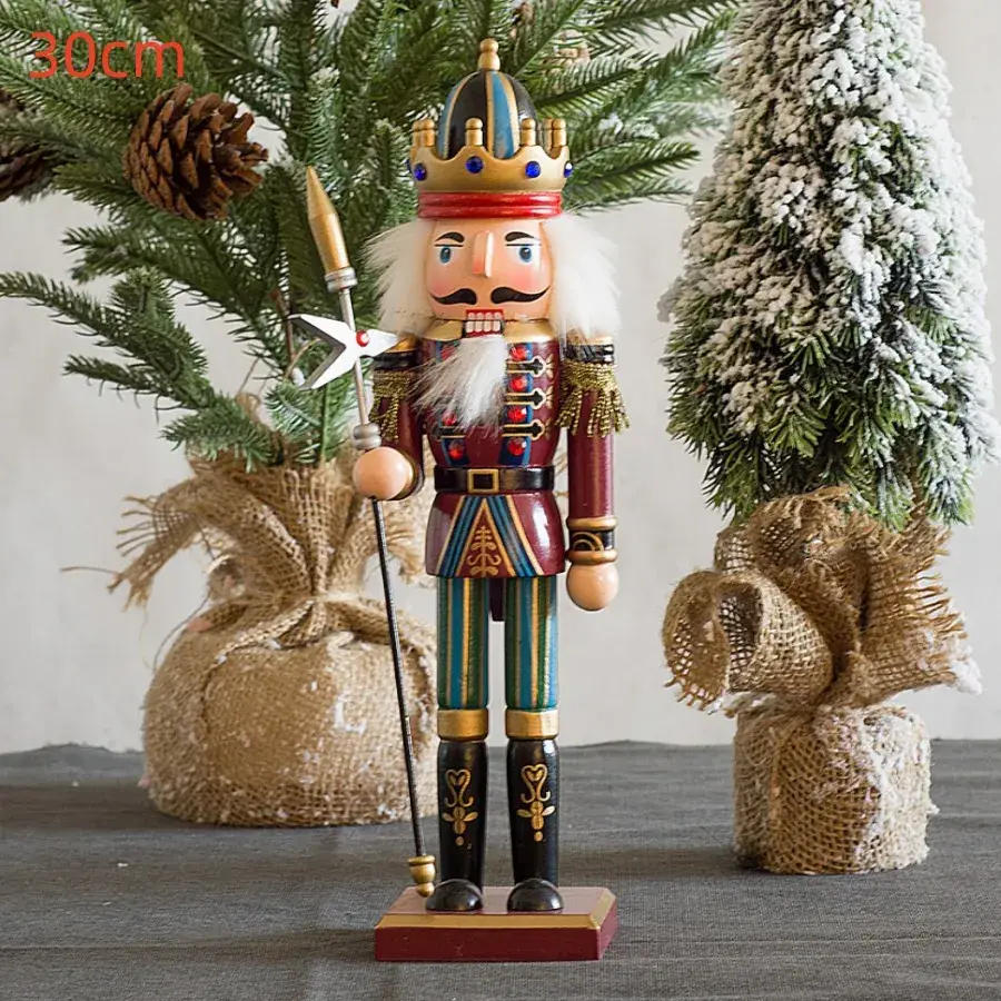 Wooden Nutcracker Christmas Decor for Home - Image 4