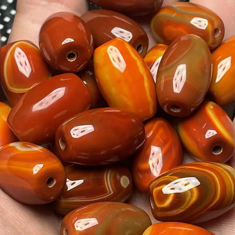 Warring States Red Agate 15x22mm DIY Jewelry - Image 3