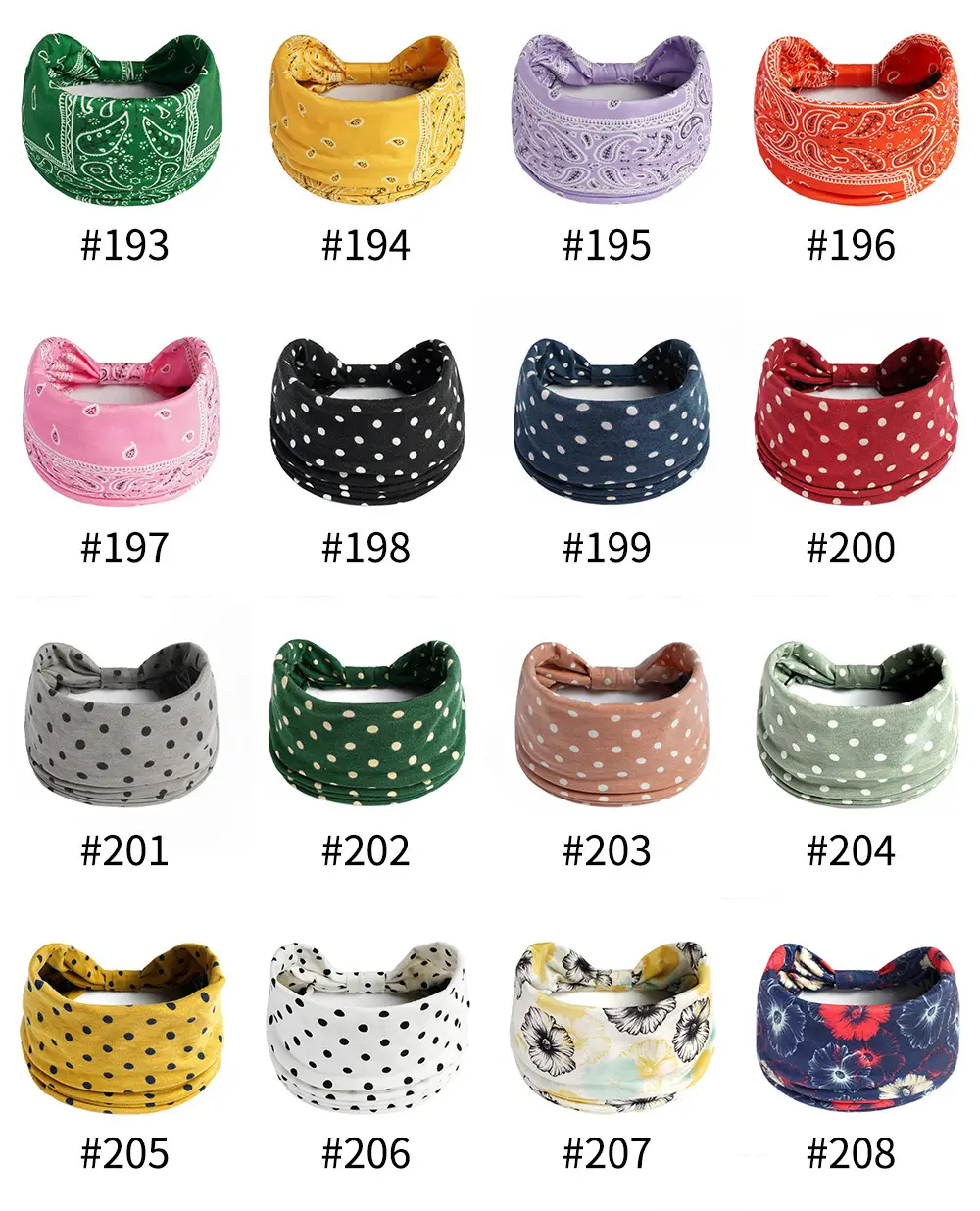 Bohemian Floral Yoga Headband Women's Anti-Sweat Running — feature 17