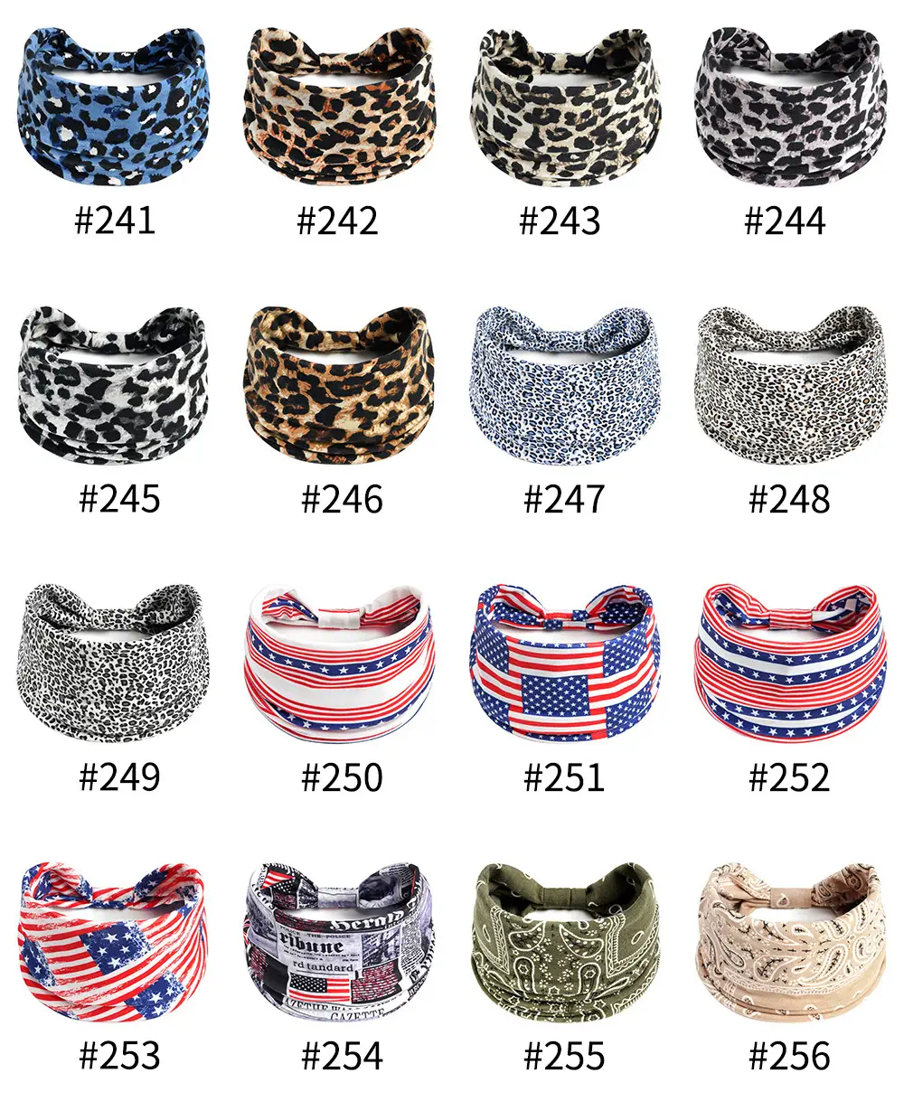 Bohemian Floral Yoga Headband Women's Anti-Sweat Running — feature 20