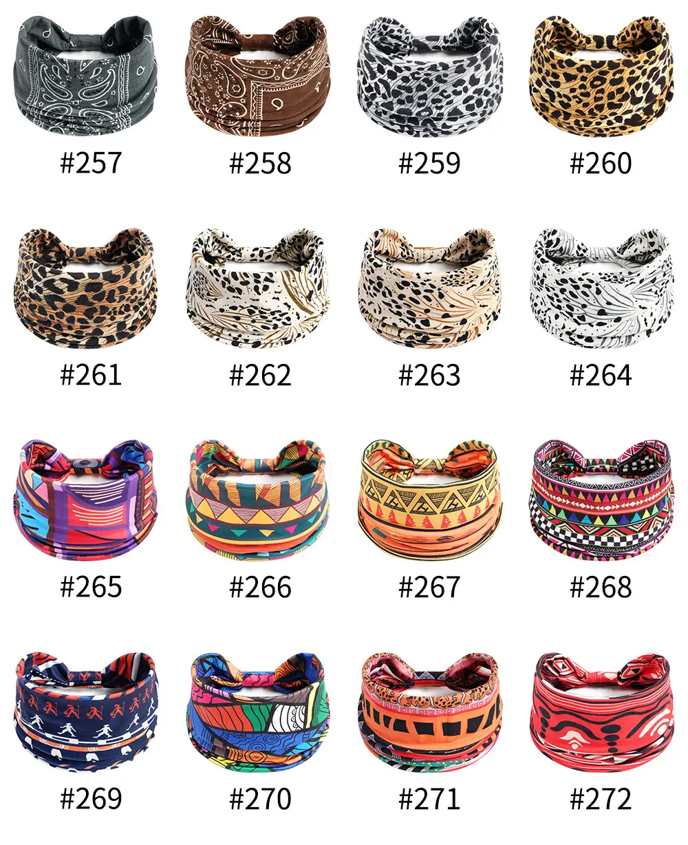 Bohemian Floral Yoga Headband Women's Anti-Sweat Running — feature 21