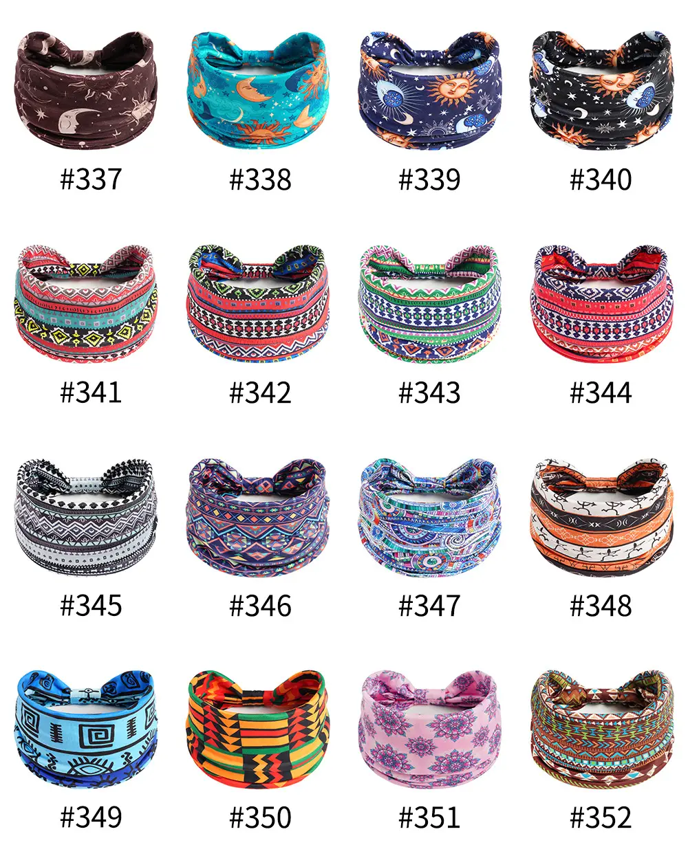 Bohemian Floral Yoga Headband Women's Anti-Sweat Running — feature 26