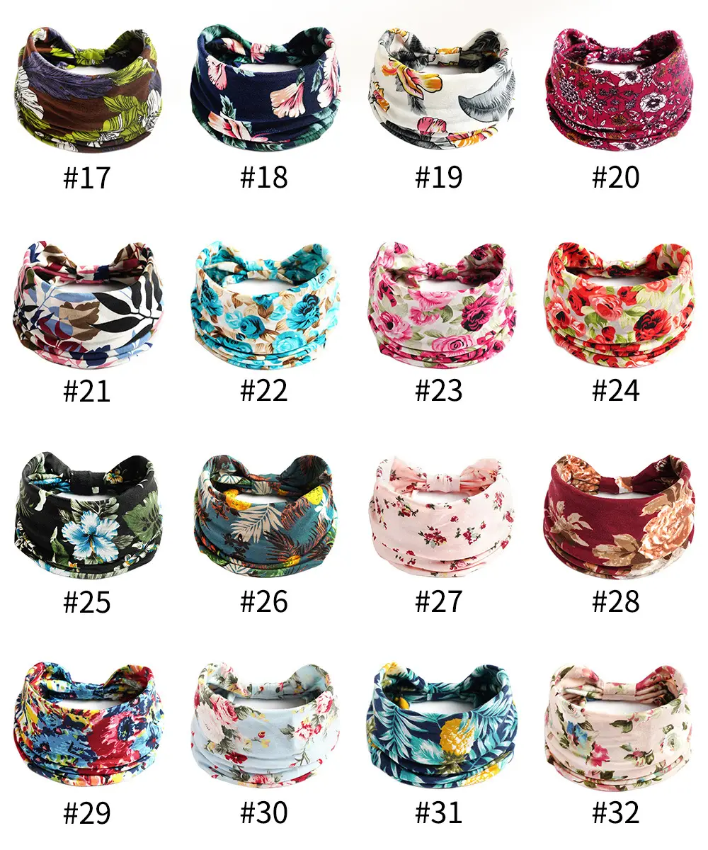Bohemian Floral Yoga Headband Women's Anti-Sweat Running — feature 6