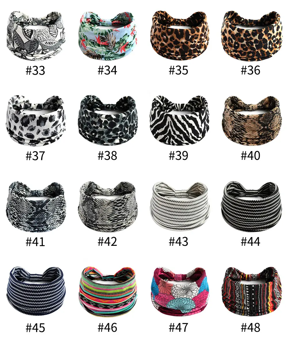 Bohemian Floral Yoga Headband Women's Anti-Sweat Running — feature 7