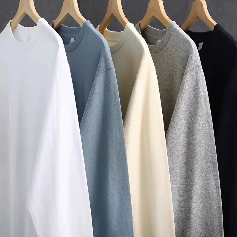 Men Cotton 250g Round Neck T-Shirt White - Image 28