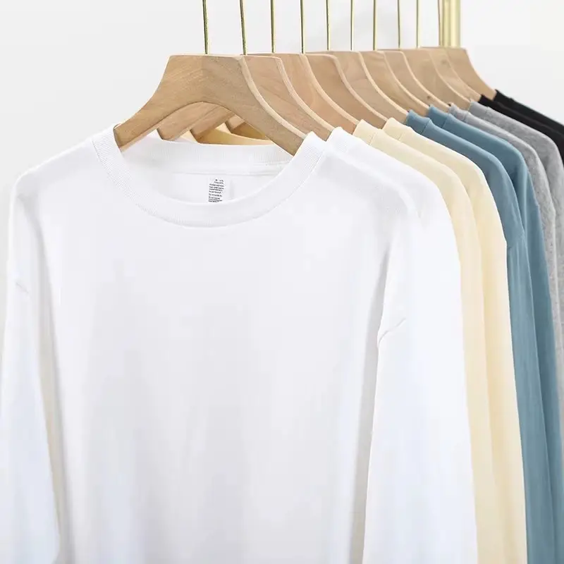 Men Cotton 250g Round Neck T-Shirt White - Image 29