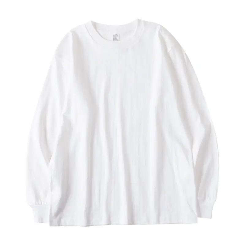 Men Cotton 250g Round Neck T-Shirt White - Image 31