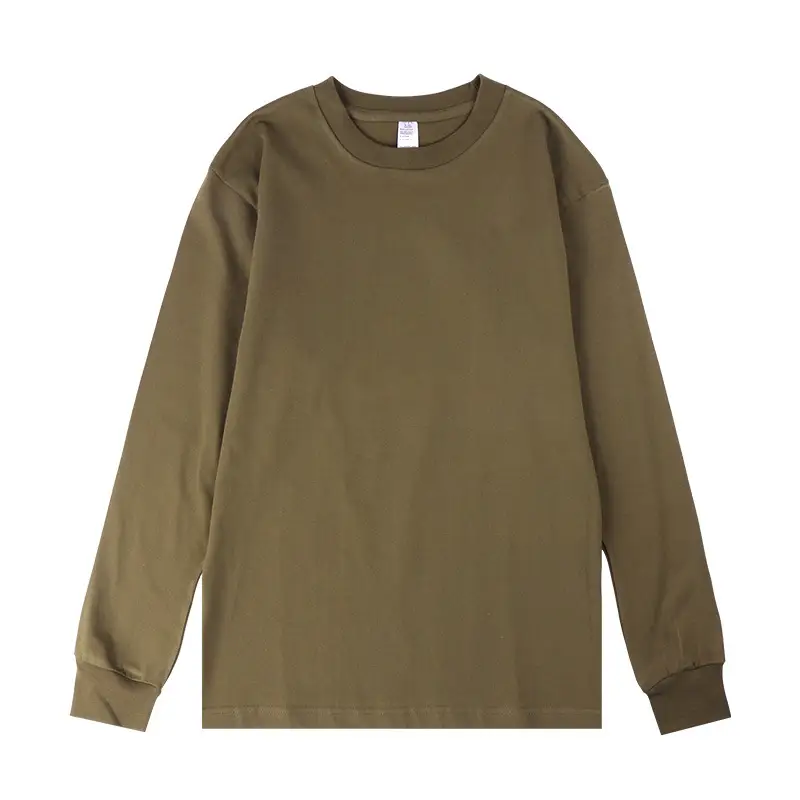 Men Cotton 250g Round Neck T-Shirt White - Image 13