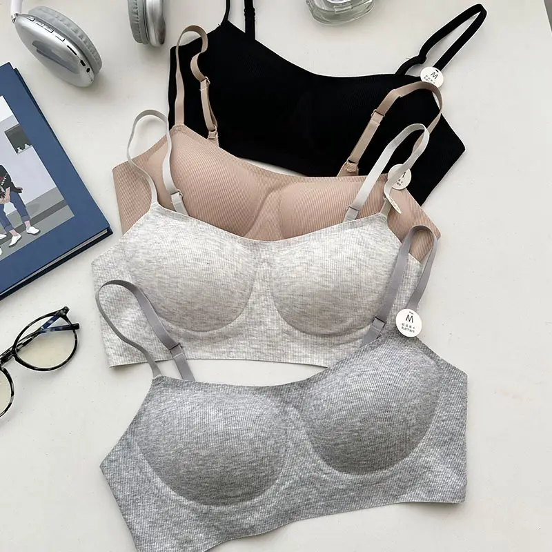 Original Soft support push up underwear women's non-running Cup skin-friendly soft live broadcast generation beauty back sports bra foreign trade