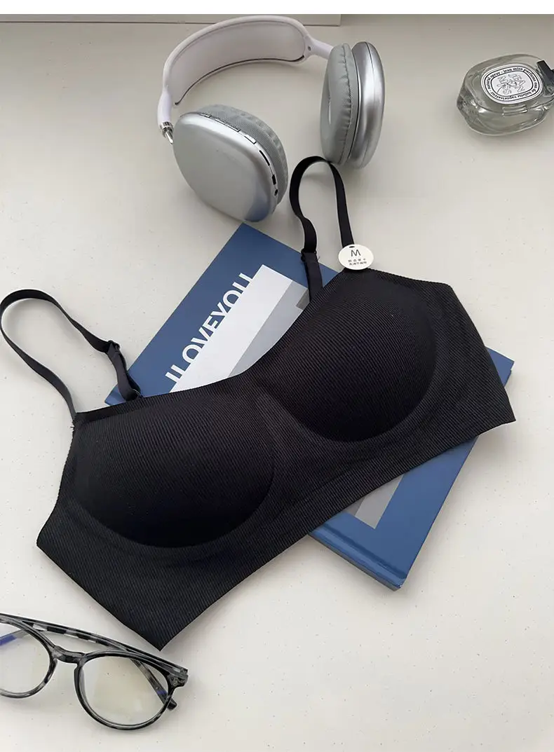 Original Soft support push up underwear women's non-running Cup skin-friendly soft live broadcast generation beauty back sports bra foreign trade — feature 10