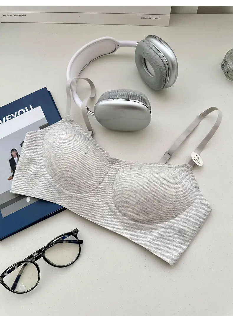 Original Soft support push up underwear women's non-running Cup skin-friendly soft live broadcast generation beauty back sports bra foreign trade — feature 6