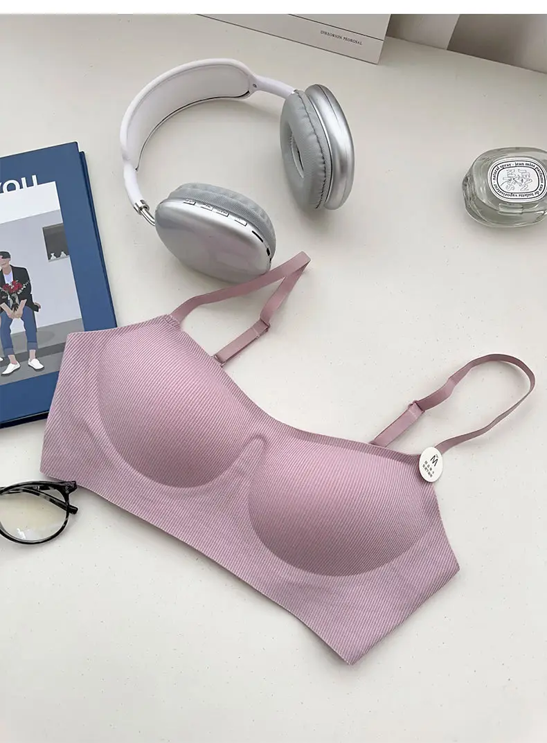 Original Soft support push up underwear women's non-running Cup skin-friendly soft live broadcast generation beauty back sports bra foreign trade — feature 8