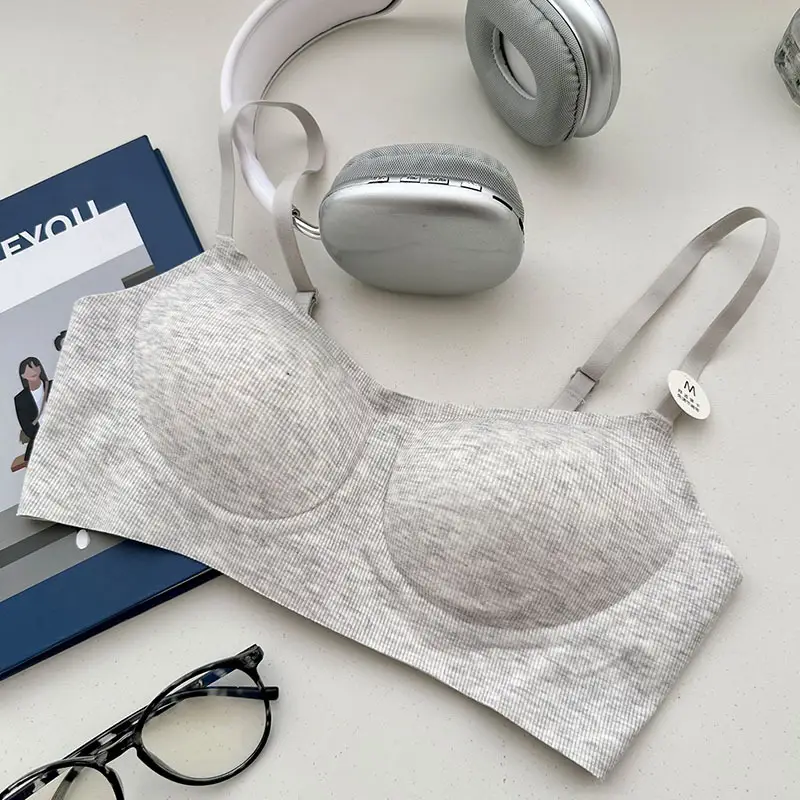 Original Soft support push up underwear women's non-running Cup skin-friendly soft live broadcast generation beauty back sports bra foreign trade