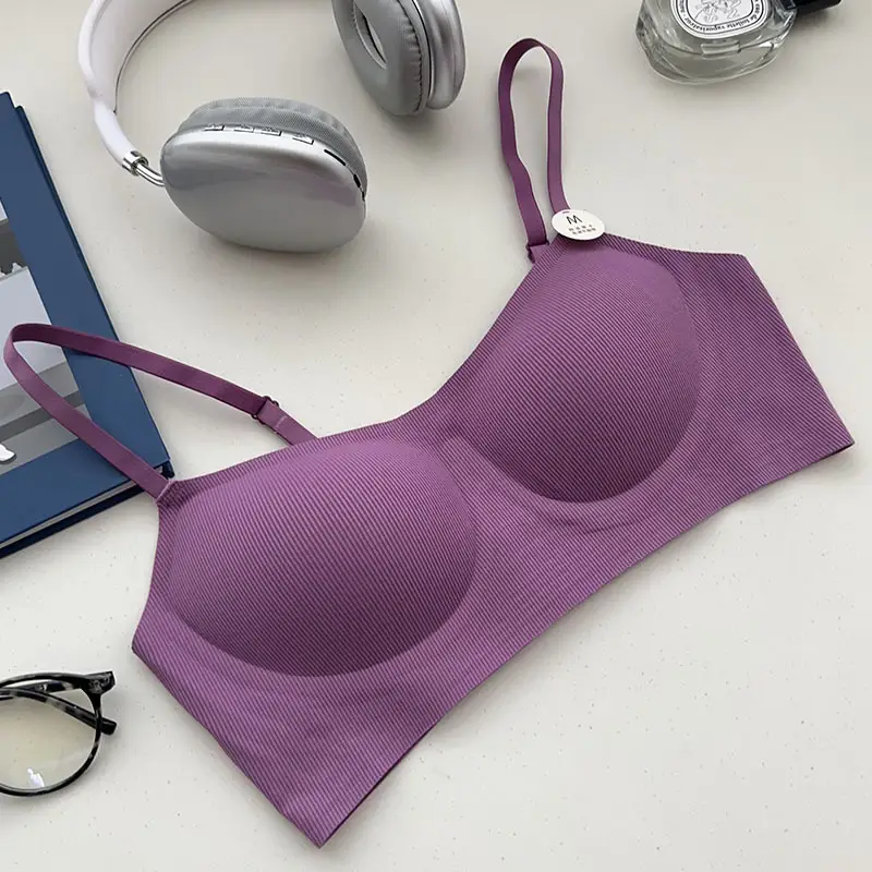 Original Soft support push up underwear women's non-running Cup skin-friendly soft live broadcast generation beauty back sports bra foreign trade
