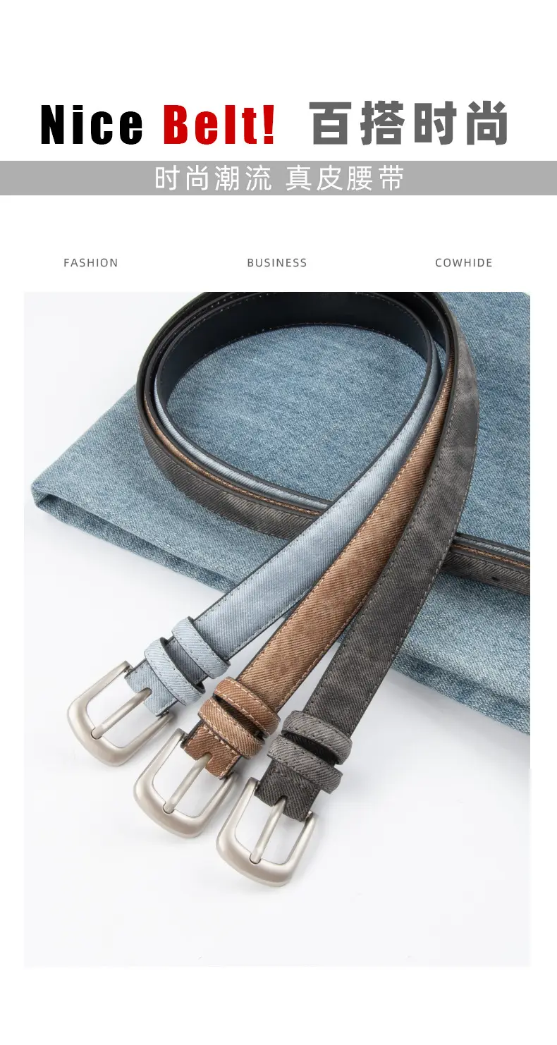 2023 New Genuine Leather Women's Belt Cowhide β feature 4