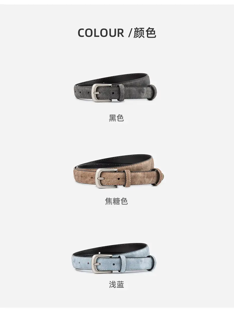 2023 New Genuine Leather Women's Belt Cowhide β feature 9