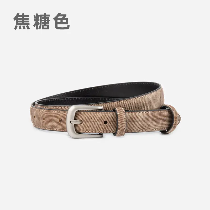2023 New Genuine Leather Women's Belt Cowhide - Image 2