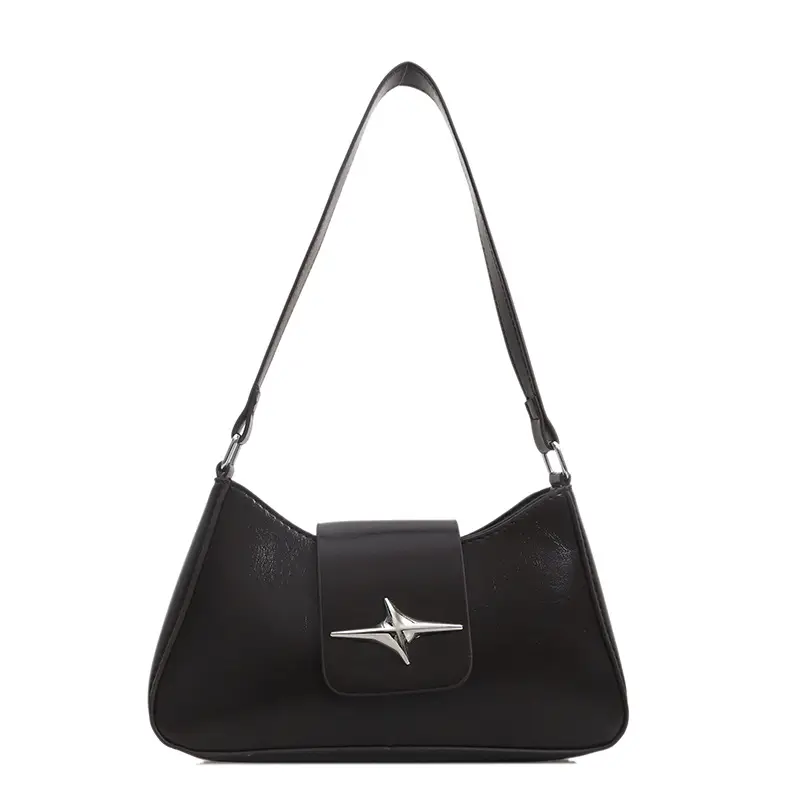 Black Star Logo Women's Shoulder Bag
