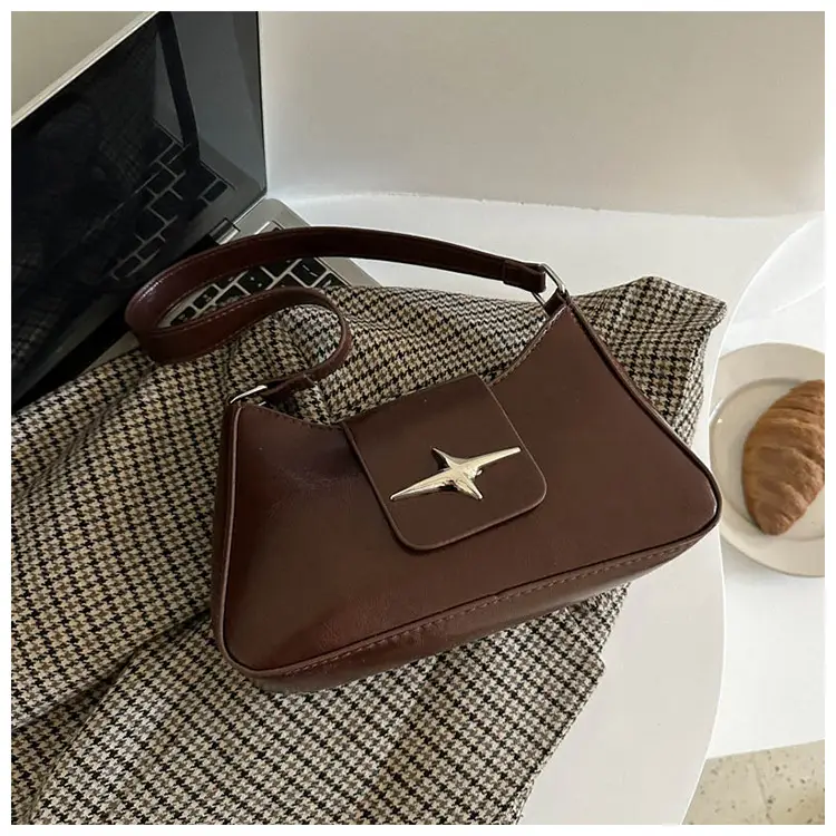 Black Star Logo Women's Shoulder Bag — feature 17