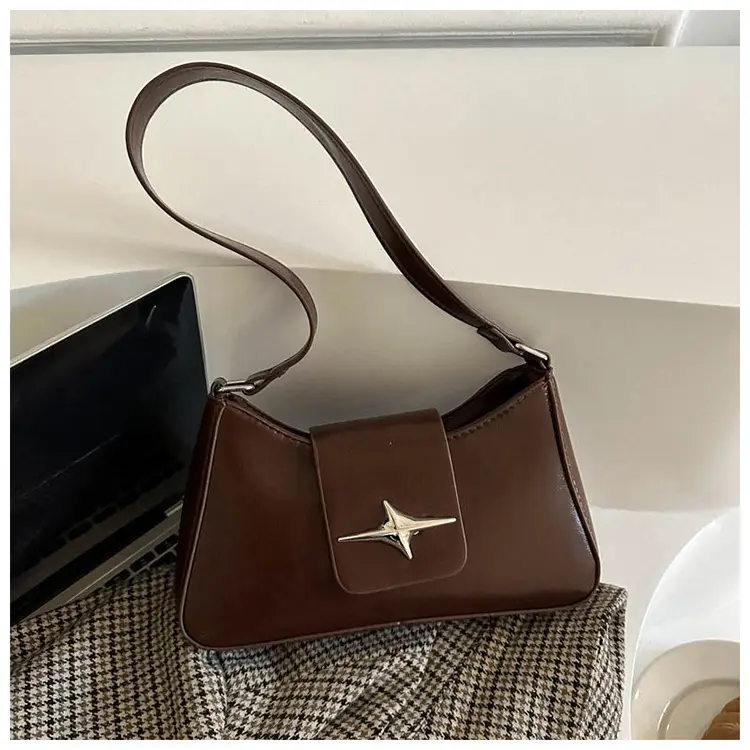 Black Star Logo Women's Shoulder Bag — feature 18