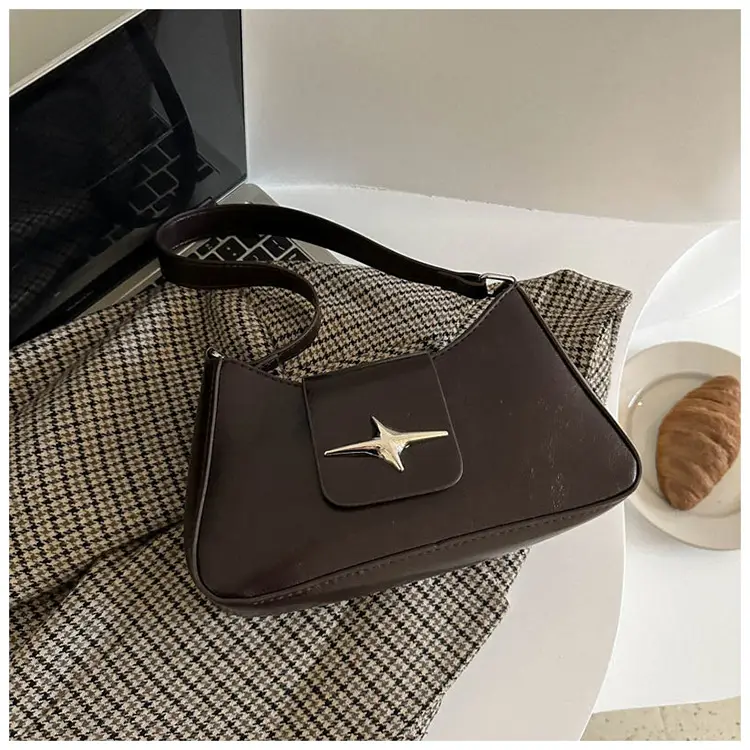Black Star Logo Women's Shoulder Bag — feature 22
