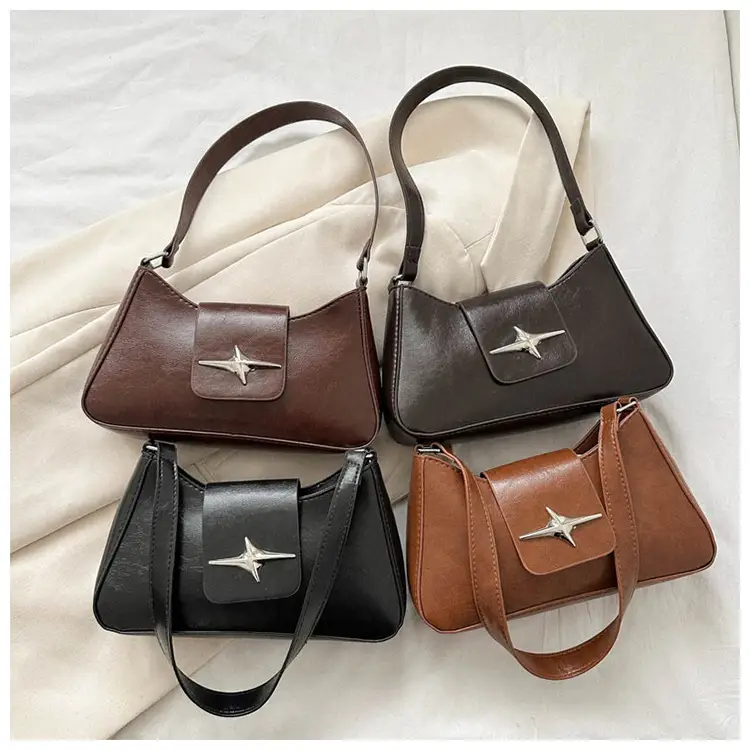 Black Star Logo Women's Shoulder Bag — feature 23