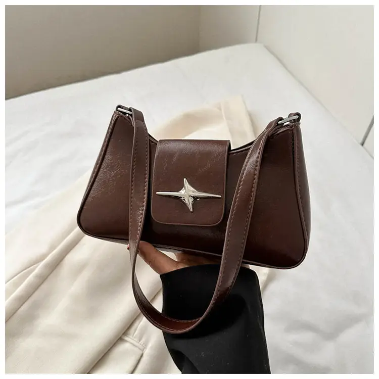 Black Star Logo Women's Shoulder Bag