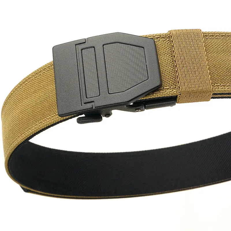 Double Layer Tactical Belt Men Military Outdoor Nylon 3.8 Buckle