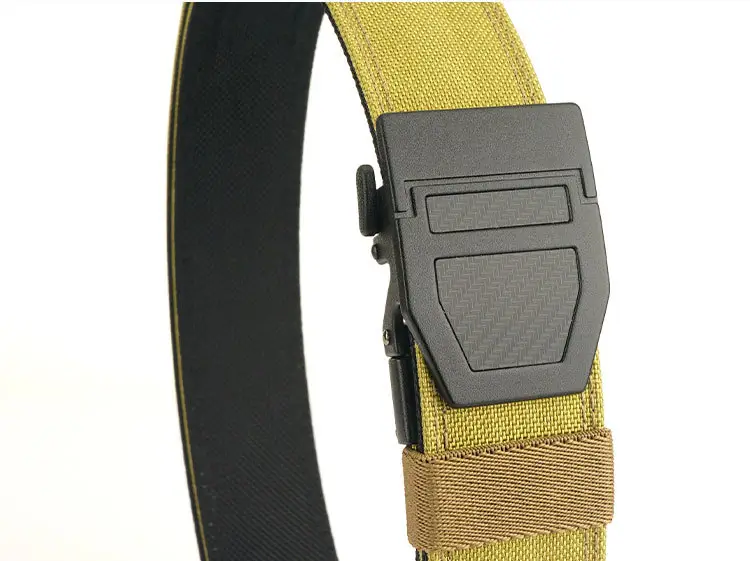 Double Layer Tactical Belt Men Military Outdoor Nylon 3.8 Buckle — feature 19
