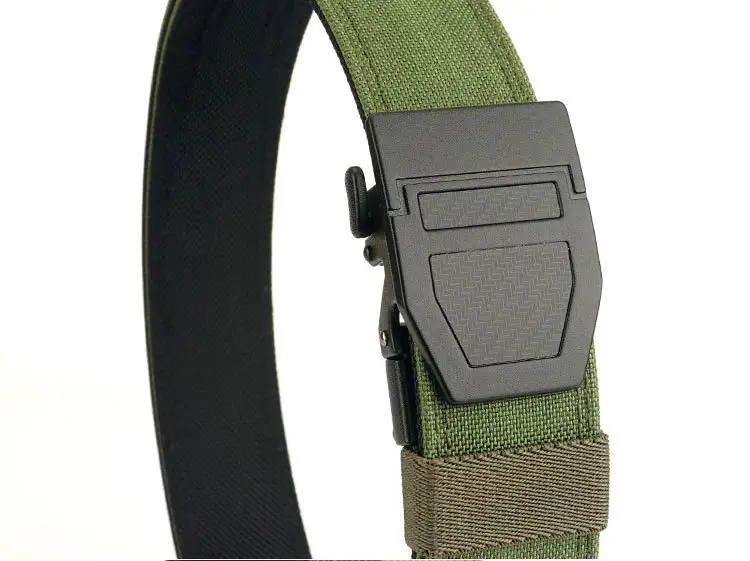 Double Layer Tactical Belt Men Military Outdoor Nylon 3.8 Buckle — feature 20