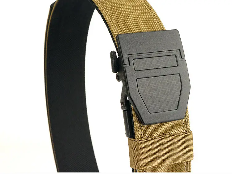 Double Layer Tactical Belt Men Military Outdoor Nylon 3.8 Buckle — feature 22