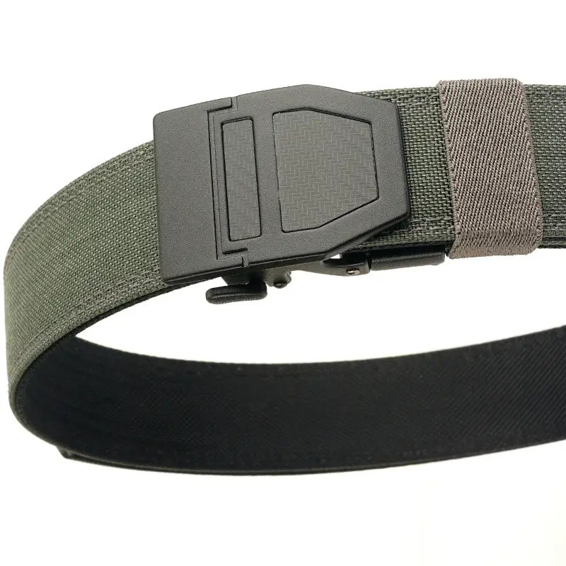 Double Layer Tactical Belt Men Military Outdoor Nylon 3.8 Buckle