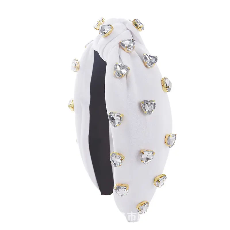 Diamond Encrusted Knotted Headband for Women - Image 4