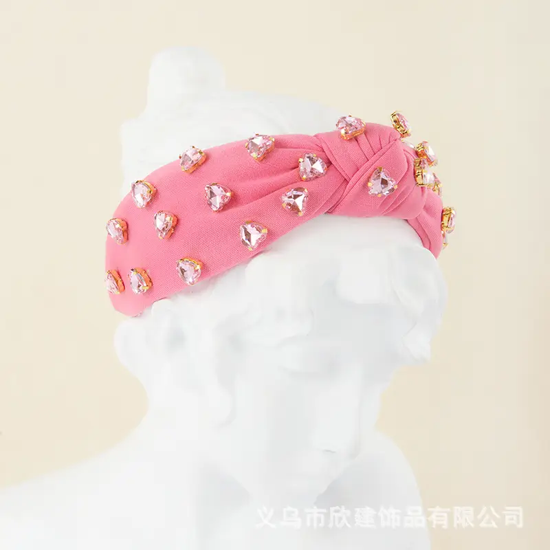 Diamond Encrusted Knotted Headband for Women — feature 12