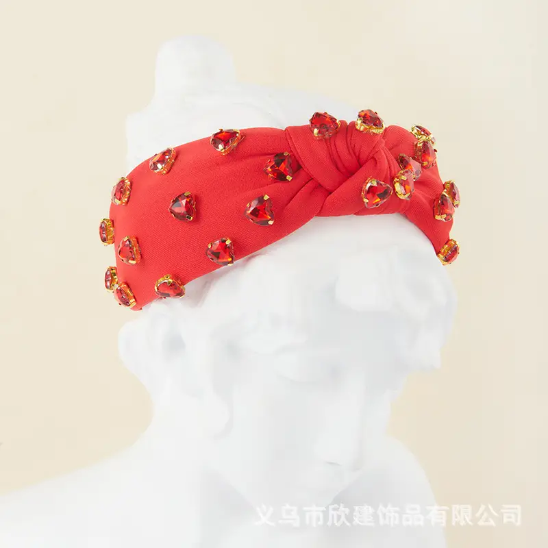 Diamond Encrusted Knotted Headband for Women — feature 13