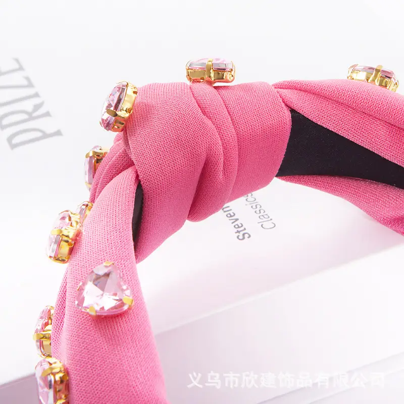 Diamond Encrusted Knotted Headband for Women — feature 15