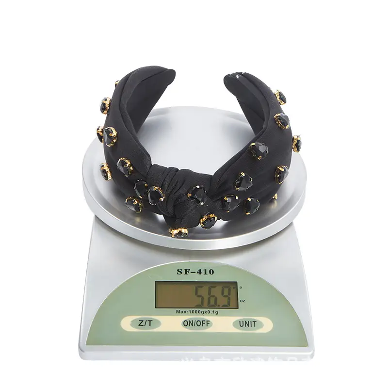 Diamond Encrusted Knotted Headband for Women — feature 18