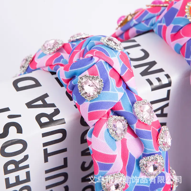 Diamond Encrusted Knotted Headband for Women — feature 23