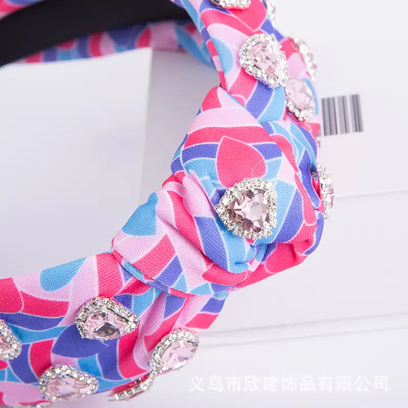 Diamond Encrusted Knotted Headband for Women — feature 24