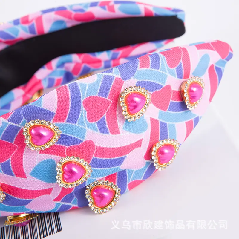 Diamond Encrusted Knotted Headband for Women — feature 27