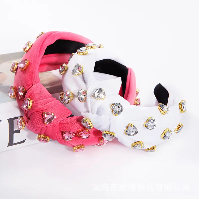 Diamond Encrusted Knotted Headband for Women — feature 4