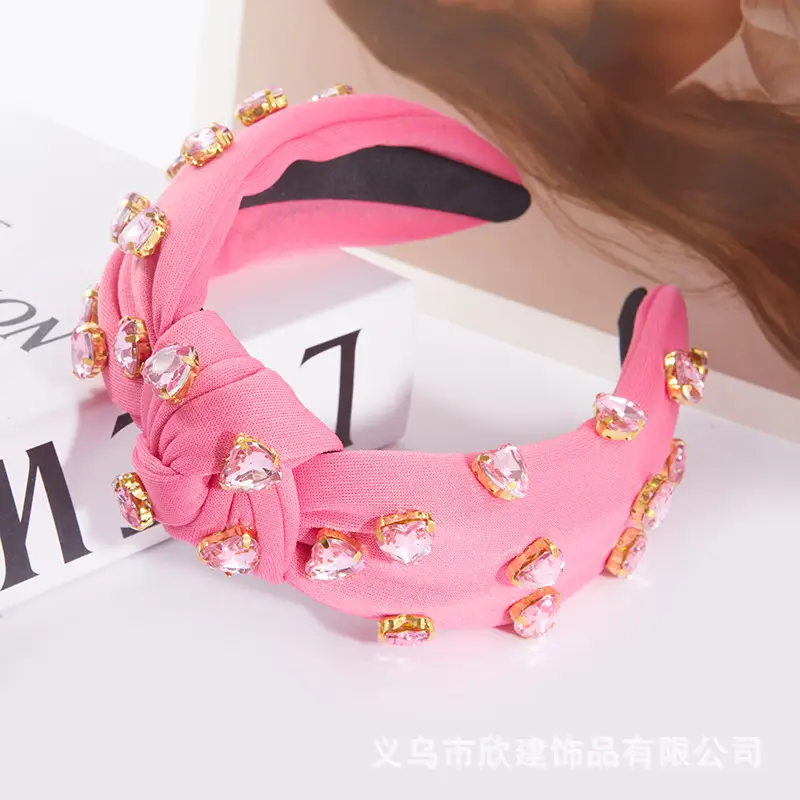 Diamond Encrusted Knotted Headband for Women — feature 7