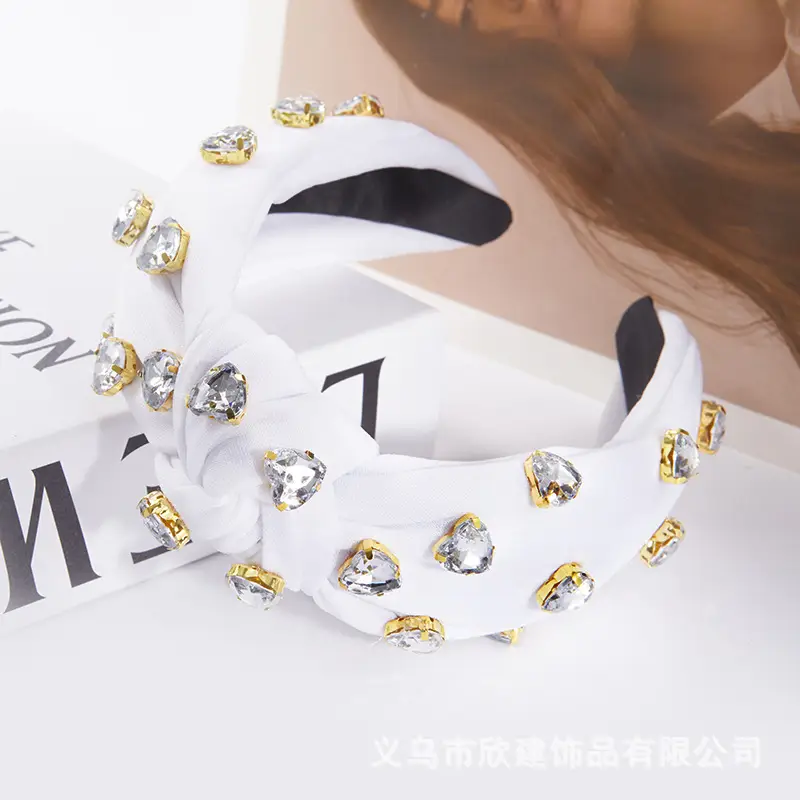 Diamond Encrusted Knotted Headband for Women — feature 8